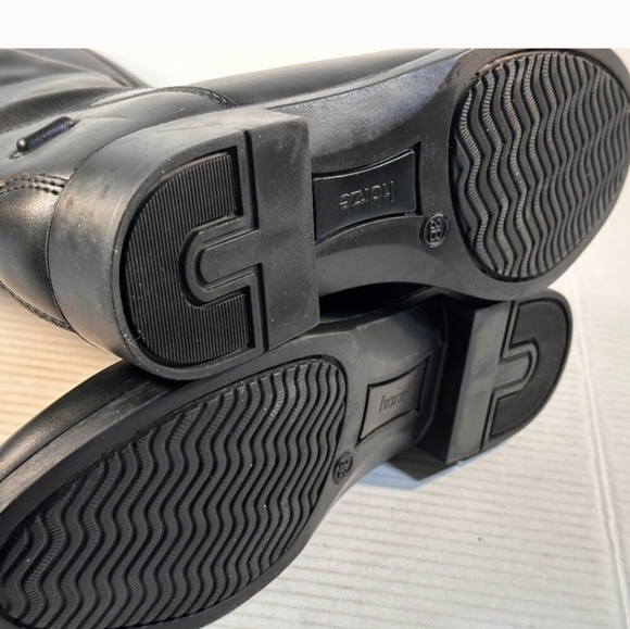 Horze tall Equestrian Black Boots 7.5 - Picture 4 of 13
